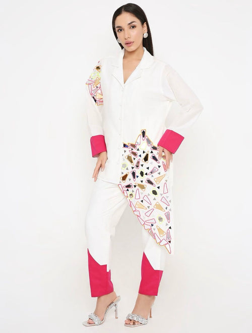 Cord set with beautiful acrylic work