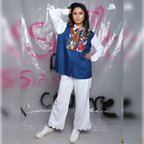 Hand-Embroidered Italian Cotton Shirt