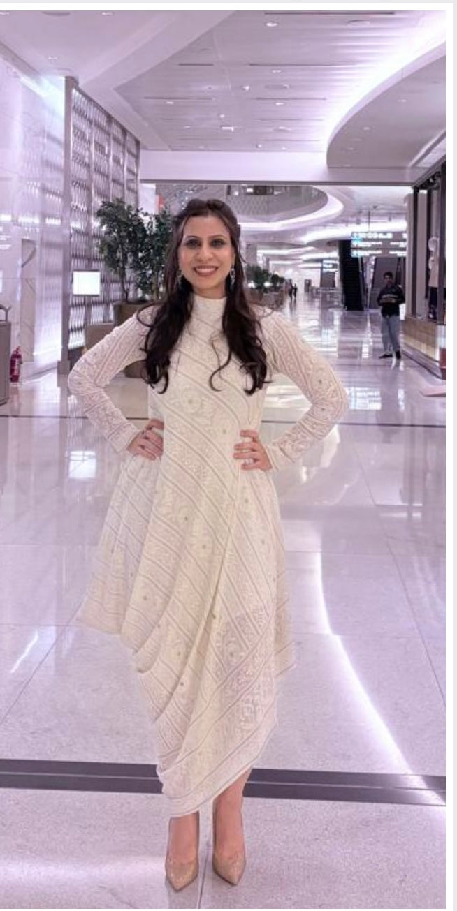 Lucknowi  Cowl Dress