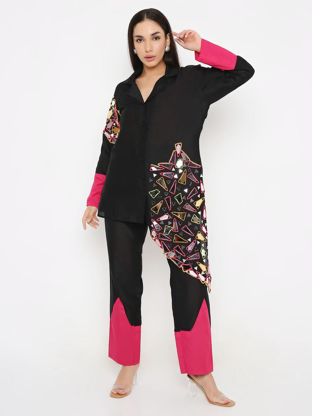 Cord set with beautiful acrylic work